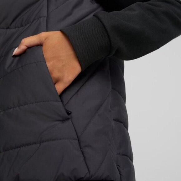Puma Womens Black Padded Puffer Vest Jacket With Side Pockets & Full-Zip Closure - Picture 6 of 12